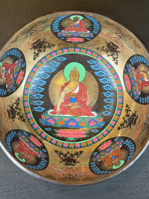 Special Hand Carved Hammered Singing Bowl-6