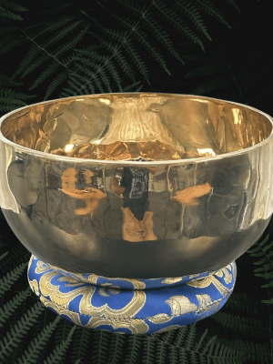 Gold Colored Handmade Singing Bowl - 14