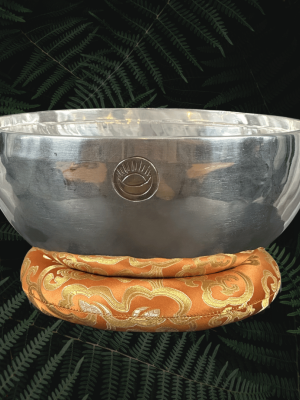Silver New Moon Singing Bowl - 16