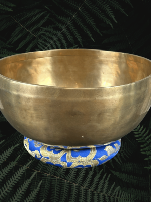 Matte Gold Handmade Singing Bowl -22
