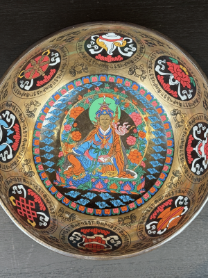 Special Hand Carved Hammered Singing Bowl - 3