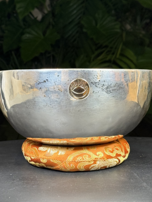 Silver New Moon Singing Bowl - 20