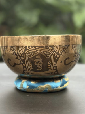 Hand Carved Handmade Singing Bowl-70